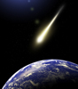 Комета пролетающая мимо Земли